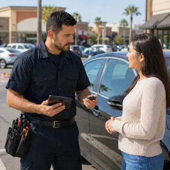 Auto locksmith opening a locked car near Otay Ranch Town Center in Chula Vista