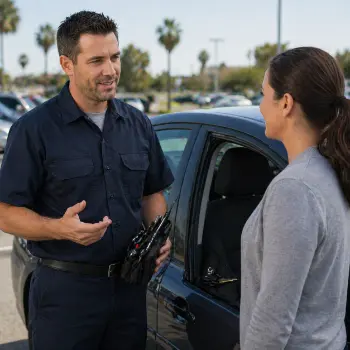 Auto locksmith helping a driver with keys locked inside a car in San Diego