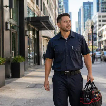 Locksmith providing fast lock services in downtown San Diego urban core