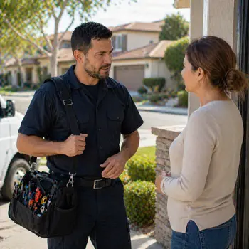 Locksmith providing fast lock services to an El Cajon San Diego resident