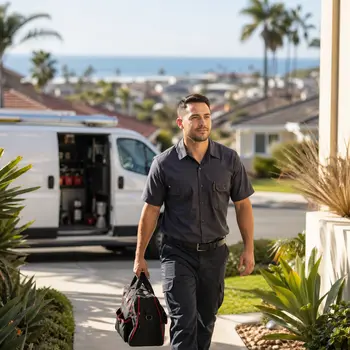 Local locksmith responding to a call in Oceanside North County San Diego